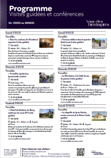 Visites conférences de Mars et Avril 2025