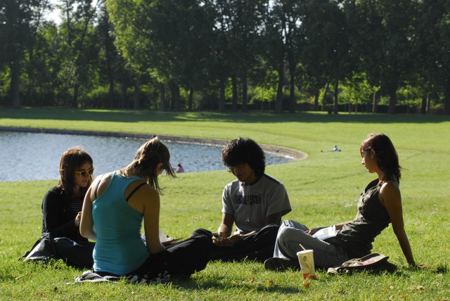 Versalles Grand Parc con amigos