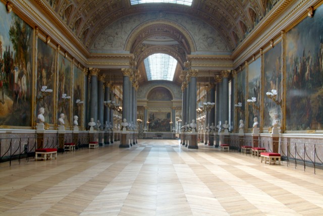 Intérieur de la Galerie des Batailles du Château des Batailles
