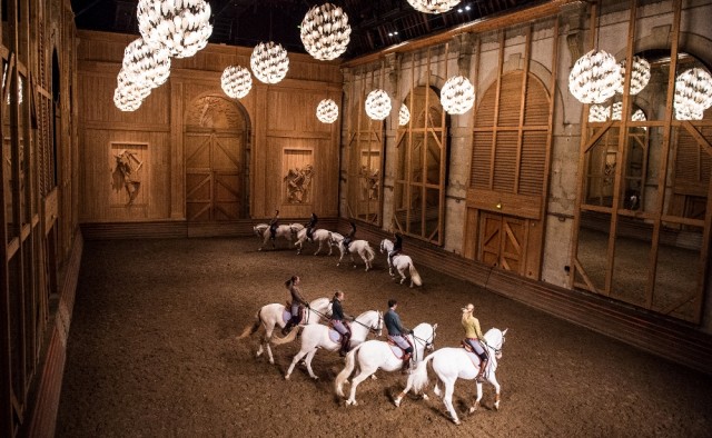 Spectacle de Bartabas à l'Académie équestre, Grande écurie du Château de Versailles