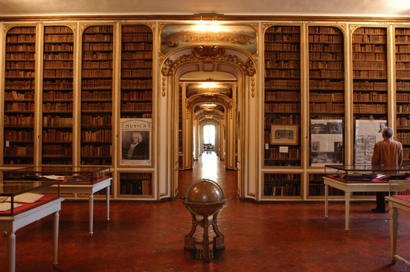 Interior of the Versailles Public Library