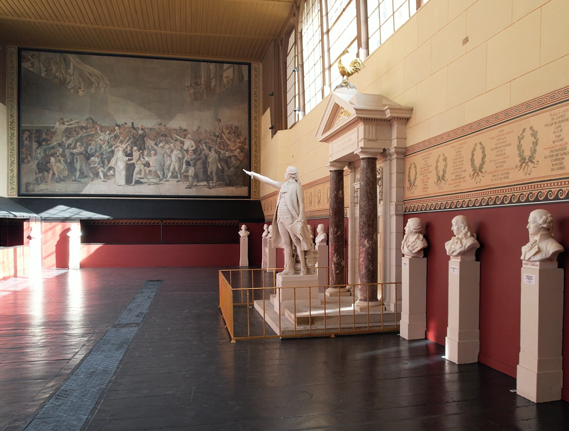 La salle du jeu de Paume - Versailles - © ©OT_Versailles Grand Parc quartier Saint-Louis Versailles, visiter Versailles, balade en ville Versailles, idée de sortie Versailles, que faire à Versailles, salle du jeu de paume - © ©OT_Versailles Grand Parc