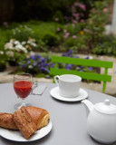 Petit déjeuner terrasse