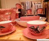 Vaisselle toile de Jouy