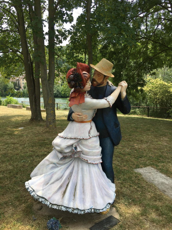 dans le parc Vieljeux à Bougival