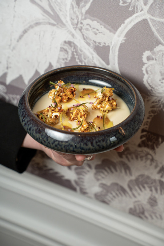 Plat restaurant La Toile