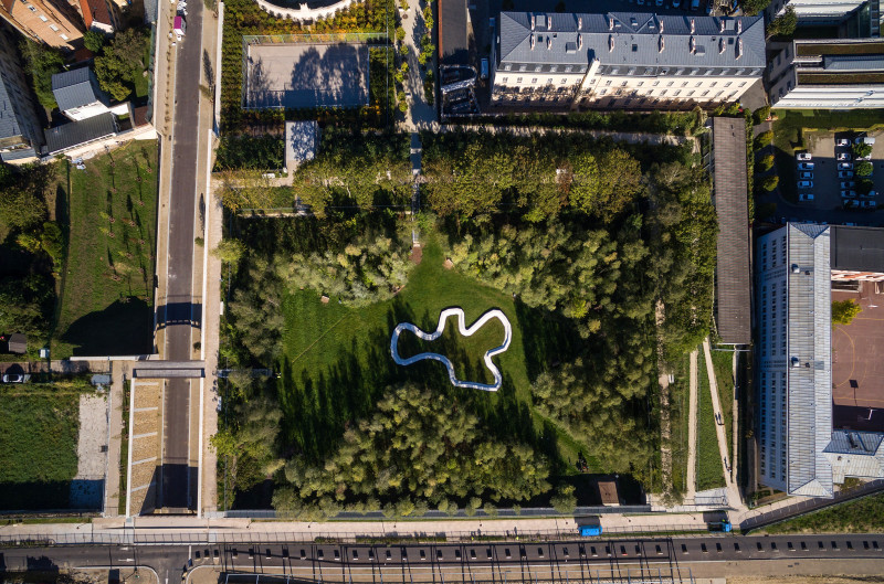 Jardín público de los 