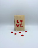 Cuaderno de amor - Woodhi, regalo, San Valentín