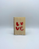 Cuaderno de amor - Woodhi, regalo, San Valentín
