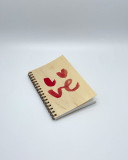Cuaderno de amor - Woodhi, regalo, San Valentín