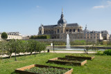 Vue du Potager du roi avec la cathédrale