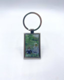 Porte-clé métal - Bord du lac