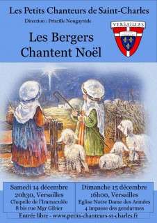 Affiche concert de Noël