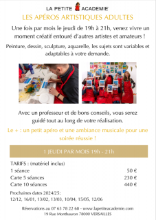 La Pequeña Academia - Aperitivos artísticos para adultos_Versailles