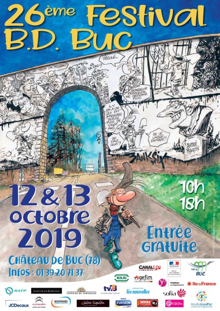 Affiche du 26e festival de BD de Buc