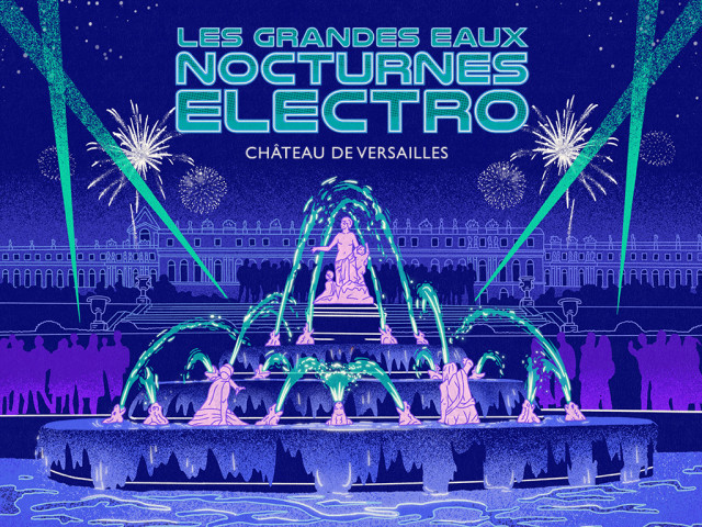 The Night Fountains Shows Electro 2025_Versailles