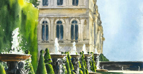 Versailles à l'aquarelle - L'Atelier de Joséphine_Versailles