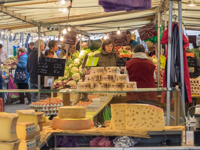 Stand de fromages Stand de fromages