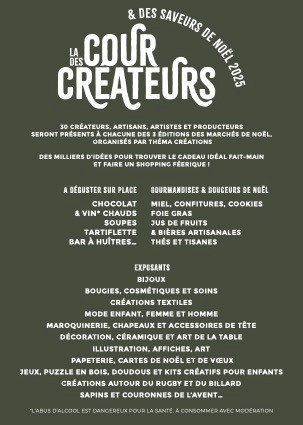 La cour des créateurs et des saveurs de Noël 2025 - 2ème week-end_Versailles