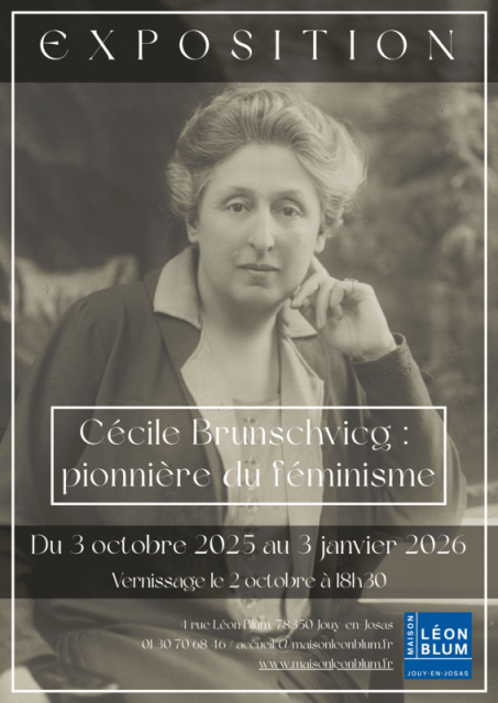 Exposition “Cécile Brunschvicg : pionnière du féminisme” - Maison Léon Blum_Jouy-en-Josas