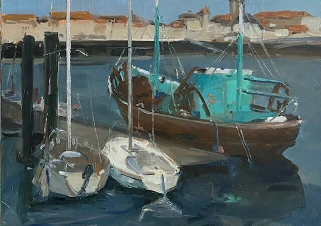 Espace Richaud - Visite rencontre avec Jacques Rohaut, peintre officiel de la Marine_Versailles