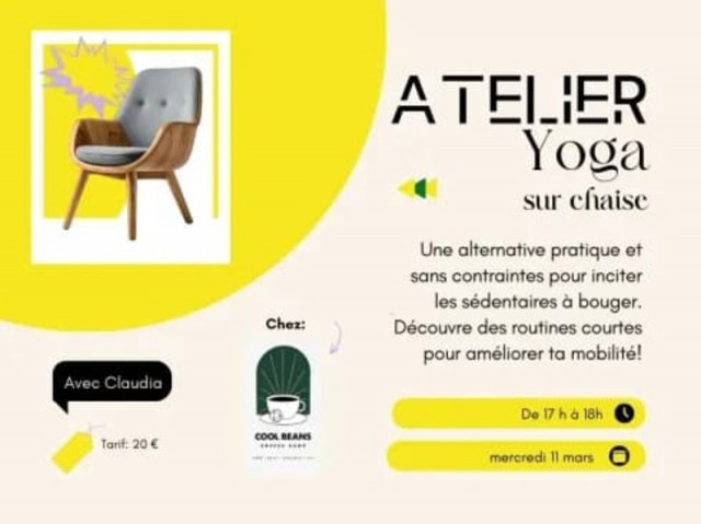 Cool Beans - taller de yoga en silla_Versailles