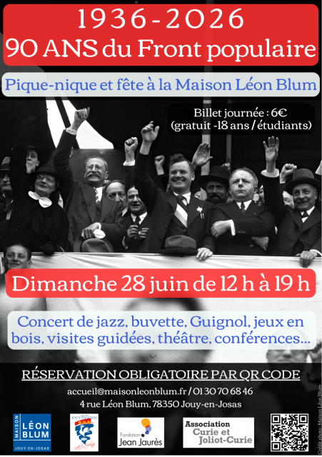 Maison Léon Blum - 1936-2026 : les 90 ans du Front populaire_Jouy-en-Josas