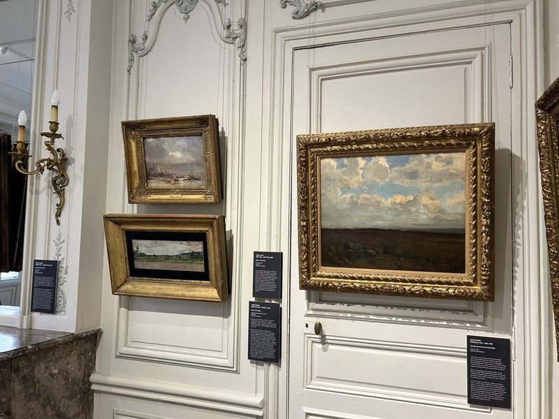 Landscape paintings at the Musée Lambinet