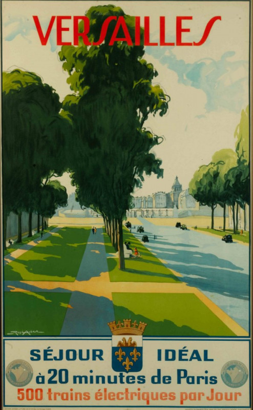 Affiche Exposition Virtuelle Destination Versailles Affiche Exposition Virtuelle Destination Versailles