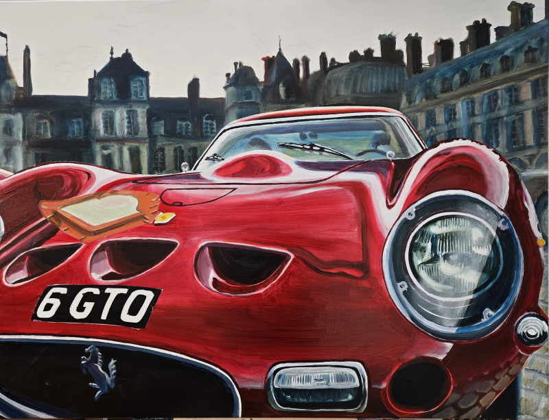 Carré à la farine - Exposition Peintures de Dominique Leonard_Versailles