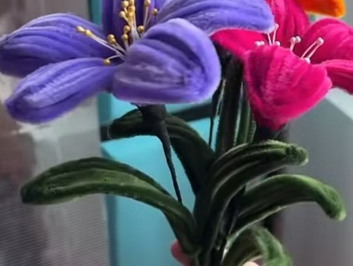 Cool Beans - Chenille Lily Bouquet Workshop_Versailles