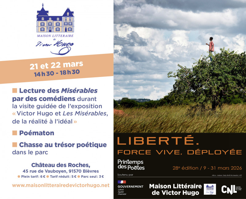 Maison Littéraire de Victor Hugo - Le Printemps des poètes 2026_Bièvres