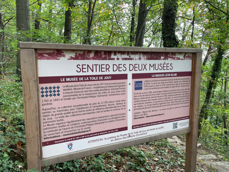 Sentier des 2 musées Jouy