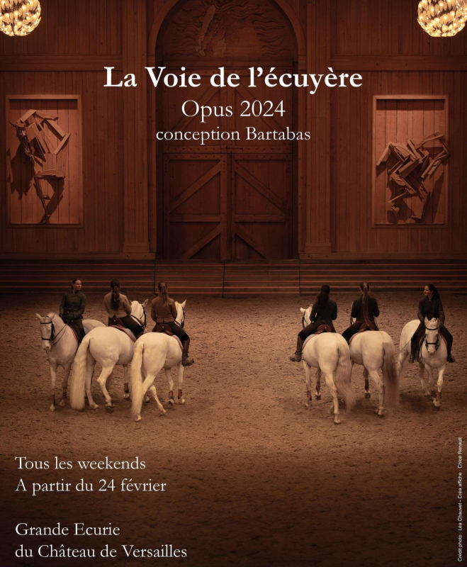La Voie de l'Écuyère 2024 - © Académie Équestre de Versailles La Voie de l'Écuyère 2024