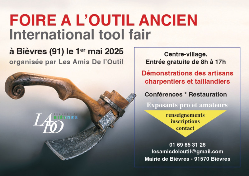 Bièvres Antique Tools Fair – 43rd edition_Bièvres