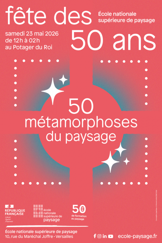 King's Vegetable Garden - 50 years of the ENSP - 50 Landscape Transformations_Versailles