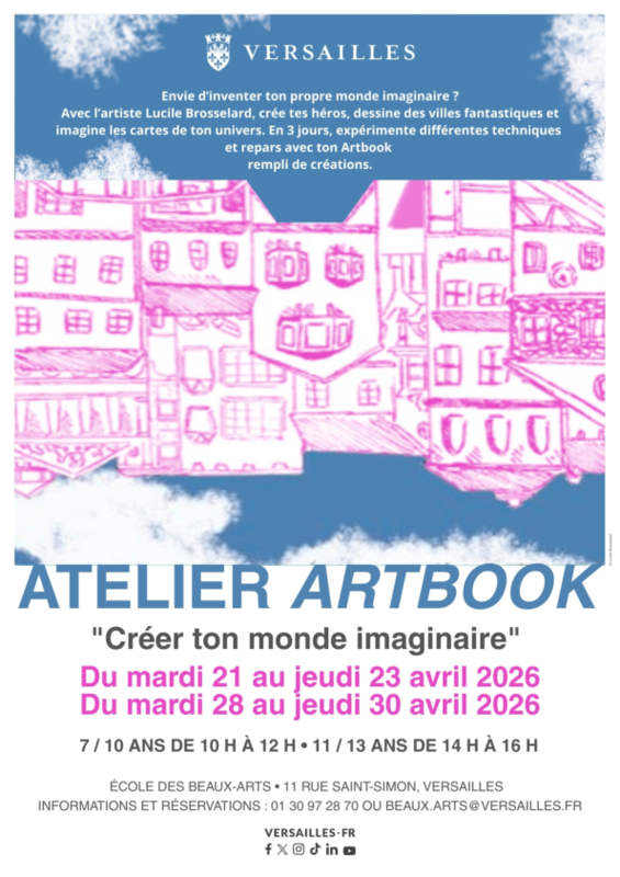 Ecole des Beaux-Arts de Versailles - Stages vacances - Créer ton monde imaginaire_Versailles