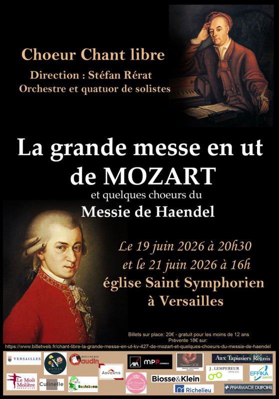 Mois Molière - Grande messe en ut de Mozart_Versailles
