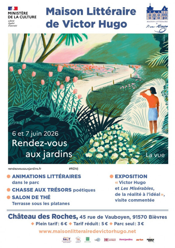 Maison littéraire de Victor Hugo - Jornadas nacionales «Rendez-vous aux jardins»_Bièvres - © Maison Littéraire Victor Hugo Maison littéraire de Victor Hugo - Jornadas nacionales «Rendez-vous aux jardins»_Bièvres