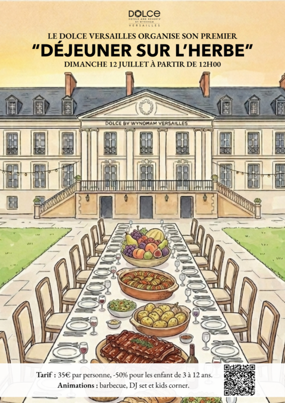 Domaine du Montcel  - Grand Banquet – Lunch on the grass_Jouy-en-Josas