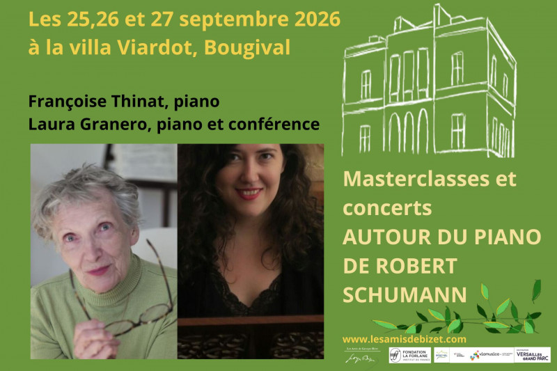 Villa Viardot - Concert - Laura Granero, Job ter Haar et l’Ensemble Fanny Davies_Bougival - © Association des Amis de Georges Bizet Villa Viardot - Concert - Laura Granero, Job ter Haar et l’Ensemble Fanny Davies_Bougival