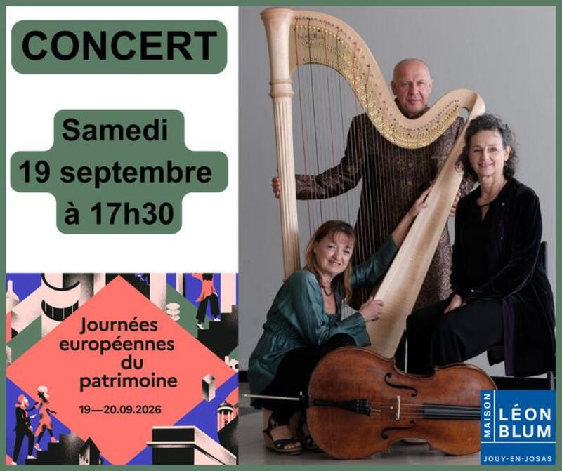 European Heritage Days - Léon Blum House: Concert by the “Entre souffle et cordes” Trio_Jouy-en-Josas - © Maison Léon Blum European Heritage Days - Léon Blum House: Concert by the “Entre souffle et cordes” Trio_Jouy-en-Josas