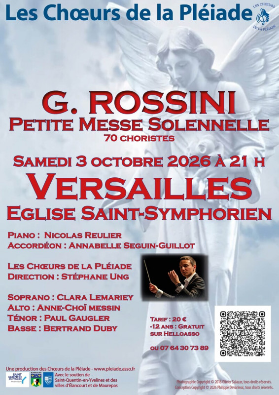 Saint-Symphorien Church – Concert: Gioachino Rossini’s : La Petite Messe Solennelle_Versailles