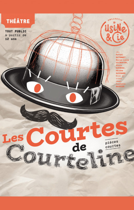 Théâtre des Arcades - Les Courtes de Courteline_Buc - © @ collectif usine & cie Théâtre des Arcades - Les Courtes de Courteline_Buc