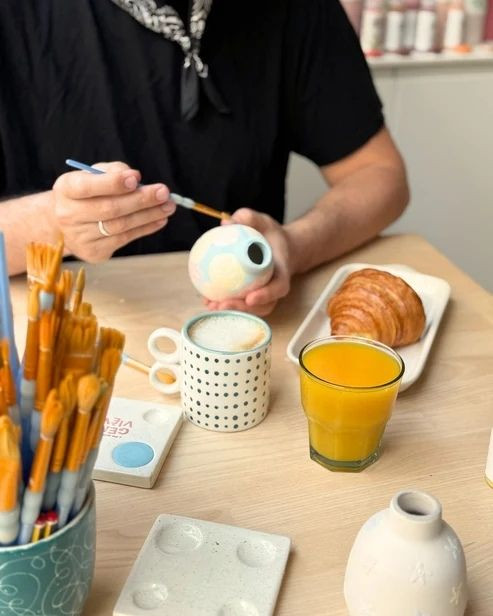 Céramicafé - Ceramic morning: petit-déjeuner & peinture sur céramique_Versailles