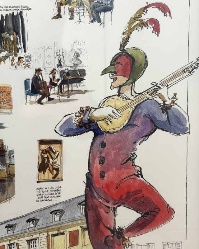 Affiche spéciale 30 ans du Mois Molière, Versailles, Théatre, souvenir