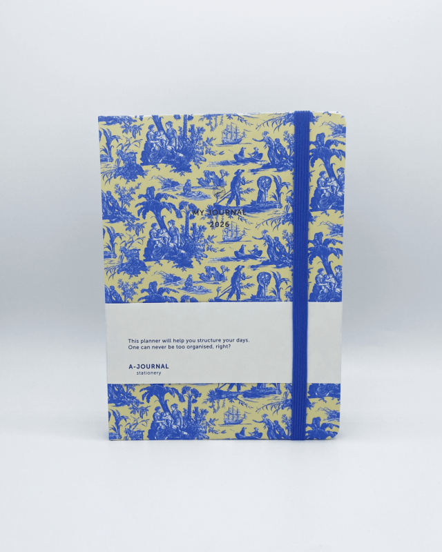 Agenda 2026 Bleu - A-JOURNAL x Musée de la Toile de Jouy Boutique Souvenir Versailles Grand Parc