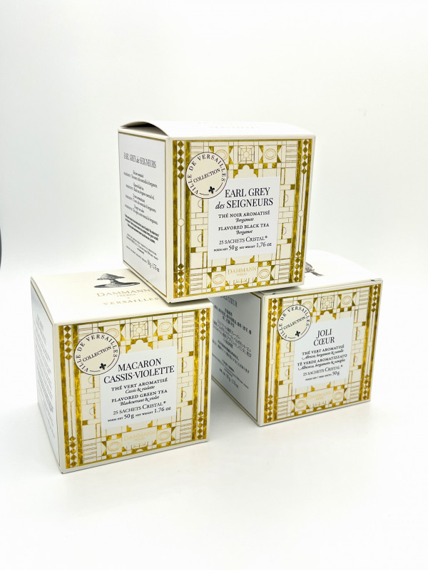 Boite de thé Dammann Frères Versailles 25 sachets 
