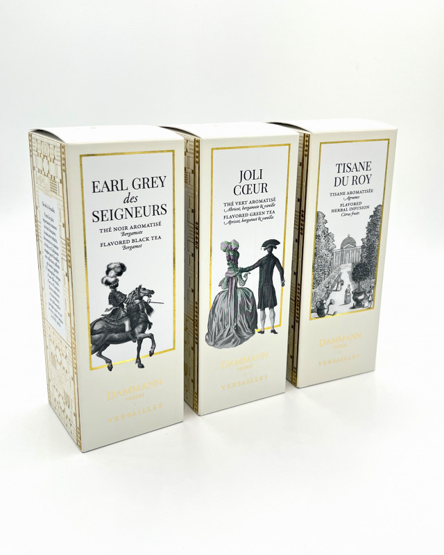 Boite de thé Dammann Frères Versailles Cadeay Souvenir