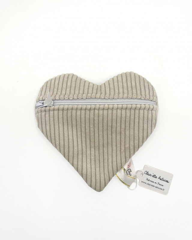 Clair'ette Astuces - Heart-Shaped Pouches, Gift Bags, Textiles